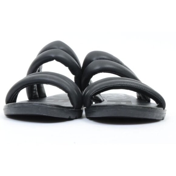 Sorel Women's Ella II Puff Slide Sandal Black, Sea Salt Size 7.5 Vacay Beach Tra - Picture 8 of 10